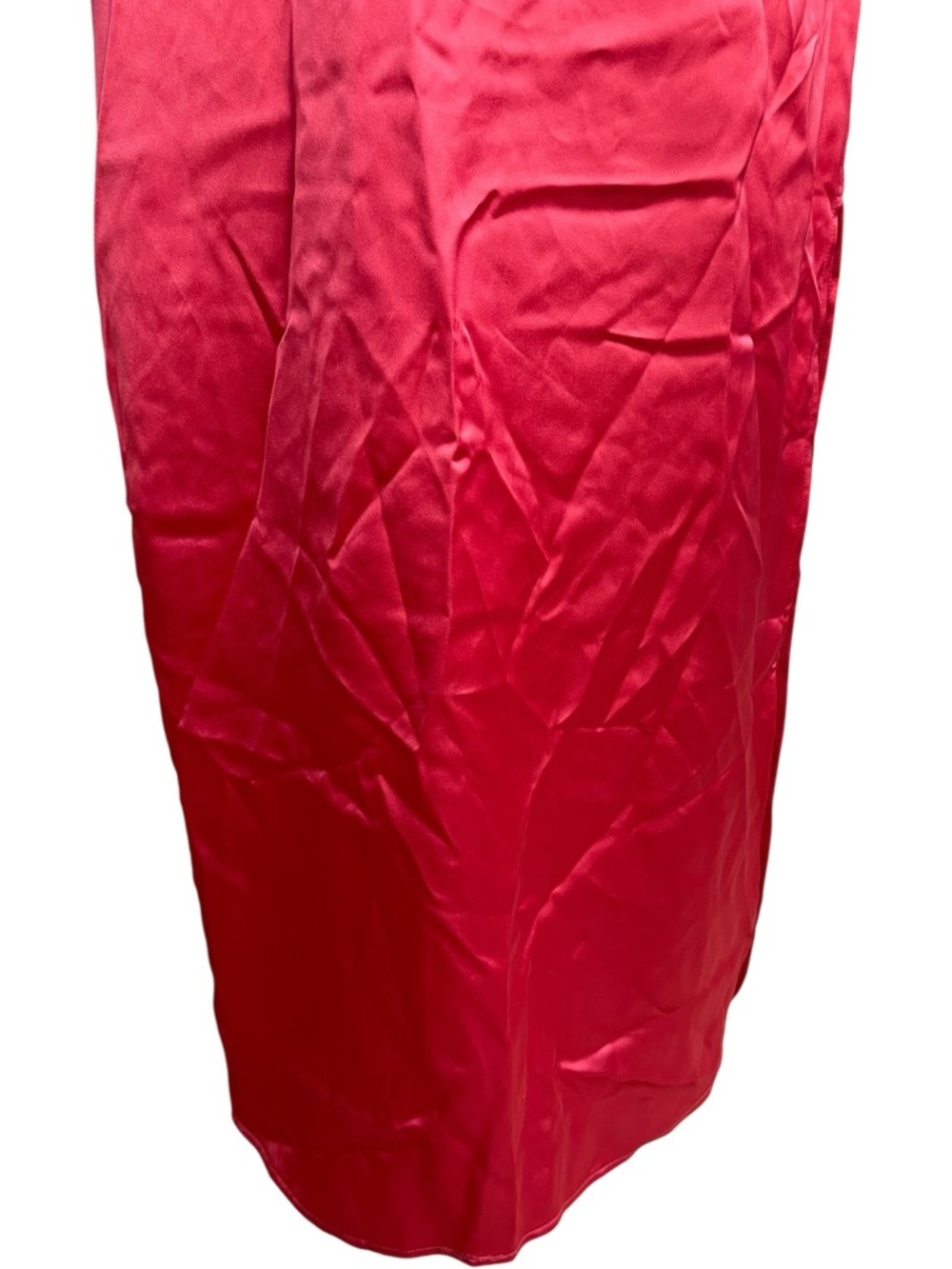 Zara Satin Cut-Out Midi Dress Pink - Picture 4 of 16